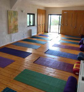 Fully equipped yoga studio in villa